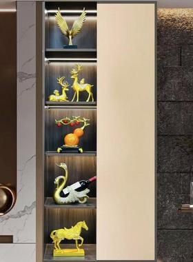 新中式豪华装酒摆WPQ件布置客办厅电视柜公室套柜橱柜高端工艺品