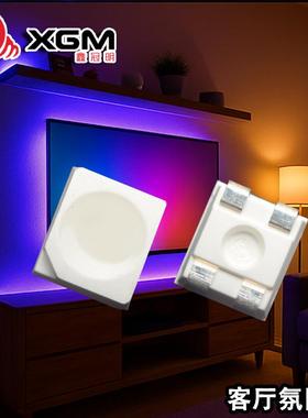 RGLB52FTM8全贴片灯珠高亮雾状四脚E彩D灯珠528全白彩面贴片灯珠