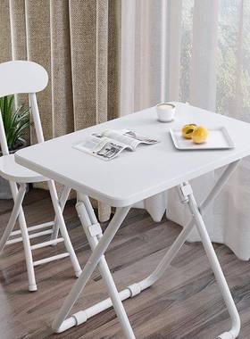 简折易叠桌子宿学舍字桌习桌椅单人餐桌吃饭小桌子JMH95907电写脑