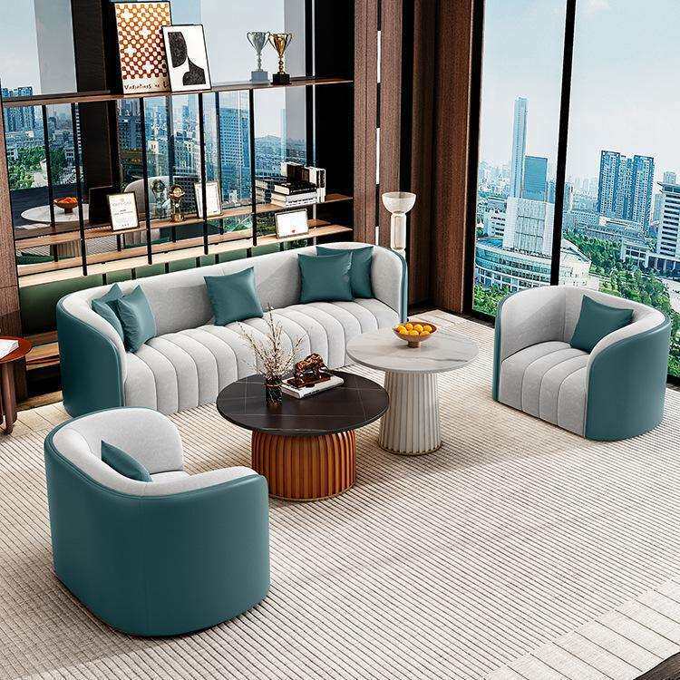 商务接待沙发几组合轻售楼店处休奢闲TCT办公室茶酒大堂会客洽谈