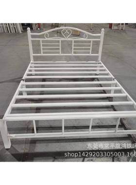 深UEZ圳.2米1.5层铁架米床员1工宿舍双人圆管铁床单厂家