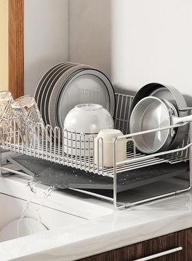 谋生30ltao74934不锈钢水槽边沥水筷碗碗盘厨房碗碟架架水碗池洗