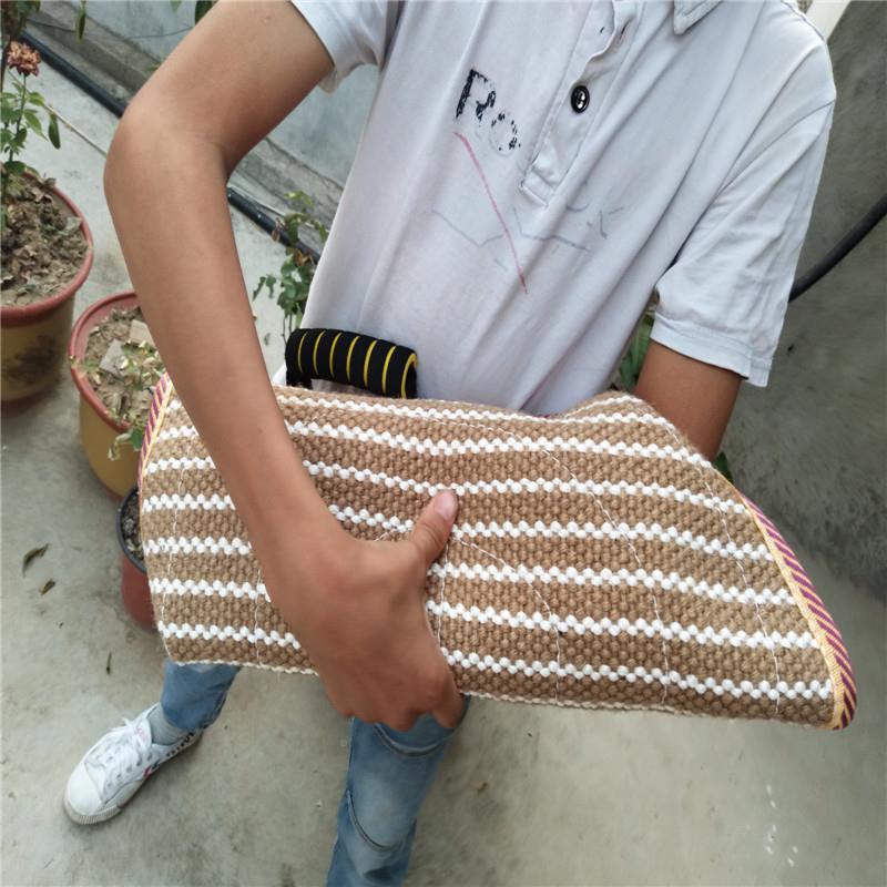 麻布幼青犬咬靶青年犬扑咬袖材料品软适合犬牙撕扯0120犬用制训造