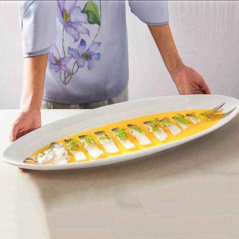 269店用瓷特大白椭圆形陶酒装翘嘴水鱼盘子特色招牌菜网红餐具,农机/农具/农膜,其它农用工具,淘宝优惠券,粉丝福利购,淘宝优惠卷