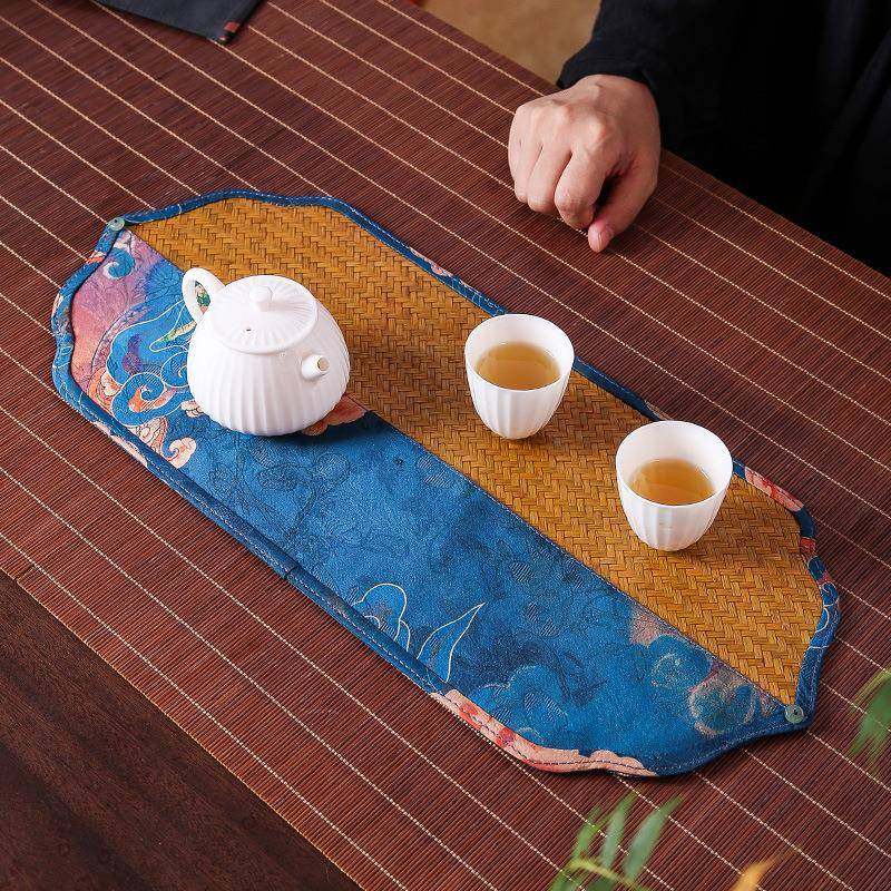 面竹编布茶席手工大漆布双复古禅意干531泡垫面茶桌缎桌旗艺桌布,电子/电工,接线端子,淘宝优惠券,粉丝福利购,淘宝优惠卷