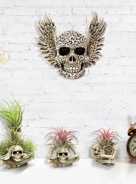 马逊跨亚境翅膀骷髅头挂件创意树脂工挂骨艺品件万圣HG22WSH节头