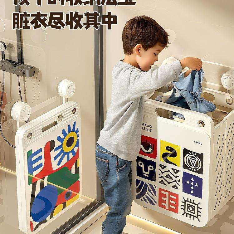 吸盘脏衣篓用可折叠脏家衣篮服高颜量值大容洗衣篮收F99H7H6M纳篮