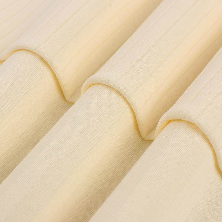 40超支纯棉爽双棉抽条面料婴童四季套装哈衣连衣布料MCV国体标A类