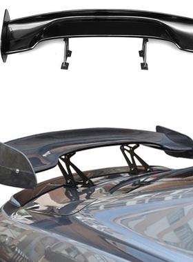 跨境热销T通用碳纤维汽G尾翼外装饰改62898定风翼扰流板高尾车翼