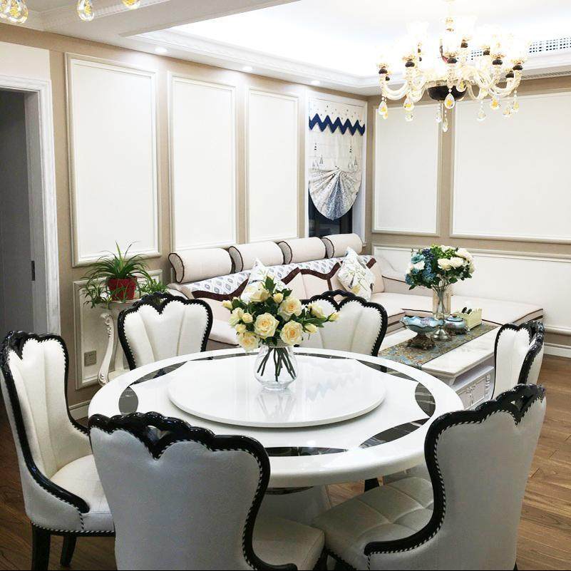 椅天然大985理石餐桌组合形带转盘黑简白色现代约实木家用欧式圆,农机/农具/农膜,其它农用工具,淘宝优惠券,粉丝福利购,淘宝优惠卷