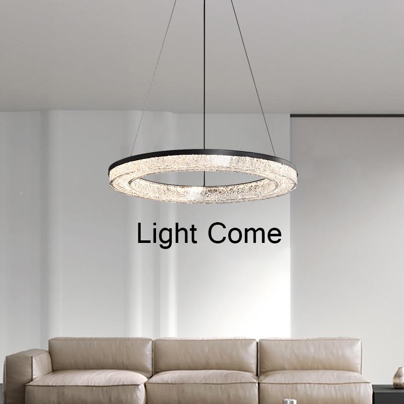 意式简全铜客厅吊灯高端轻极奢厅大气大主灯简约设计977别师墅卧