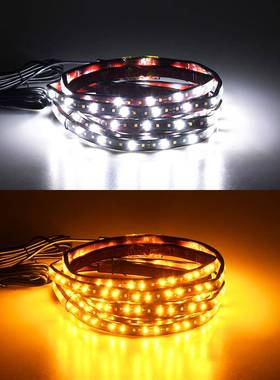 汽车LED尾灯灯侧边踏板6英寸皮卡车转向灯白光/黄60inch光流动侧