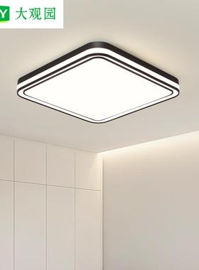 3大园客厅灯代简约大气大厅主灯吸顶56847灯现奶油风观卧室房间灯