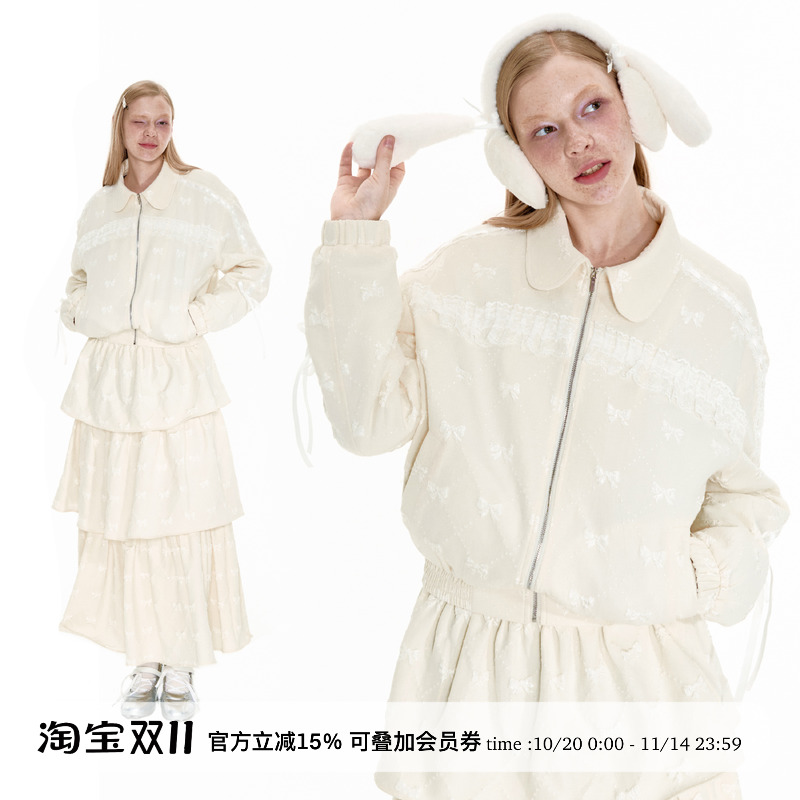 Caressfreedom秋冬蕾丝套装裙