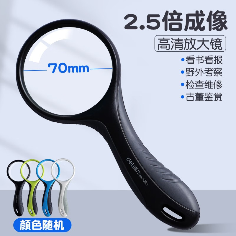 手持高清便携式学生儿童用阅读探索老人阅读鉴定古玩修表放大镜