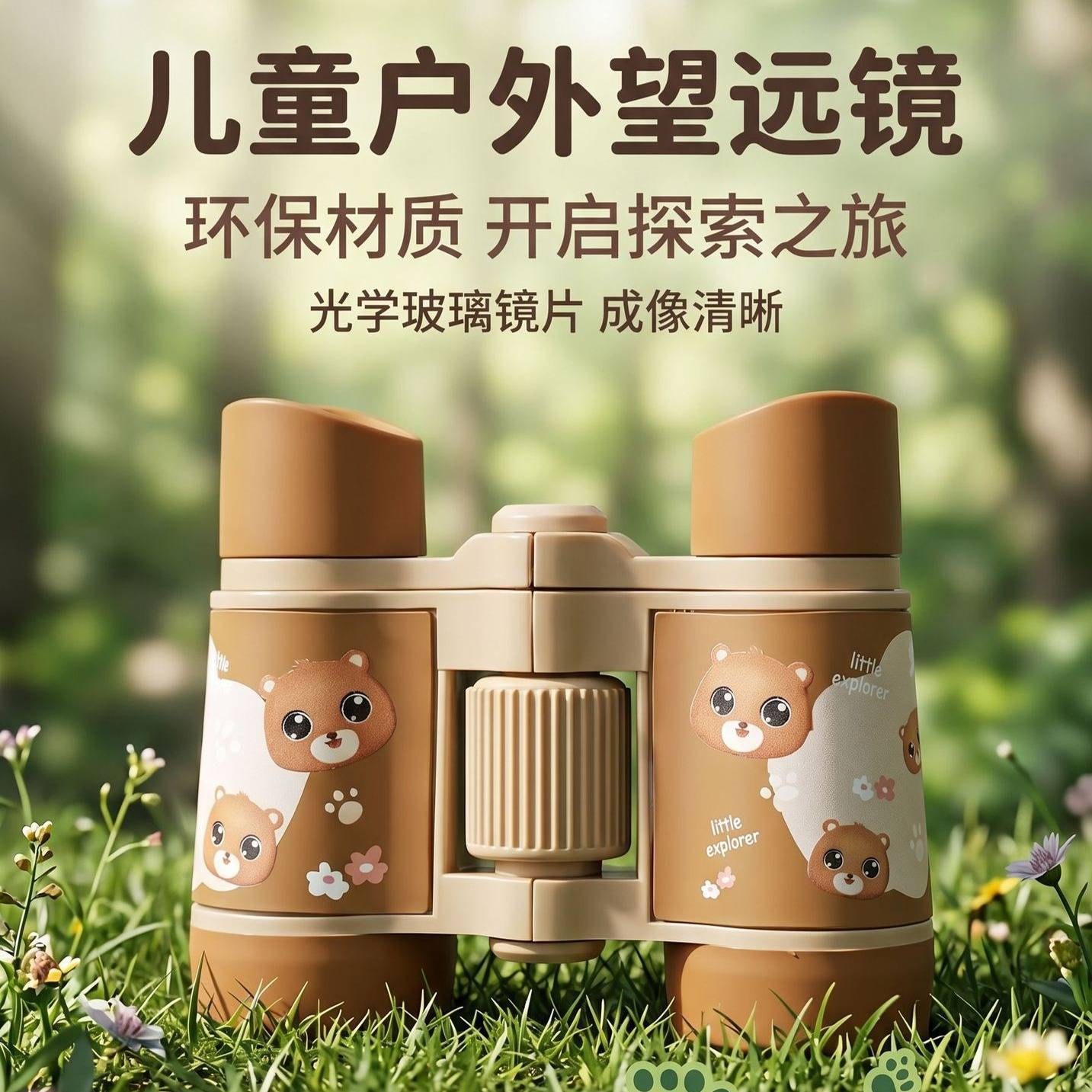 玻璃镜片变倍高清观鸟放大镜