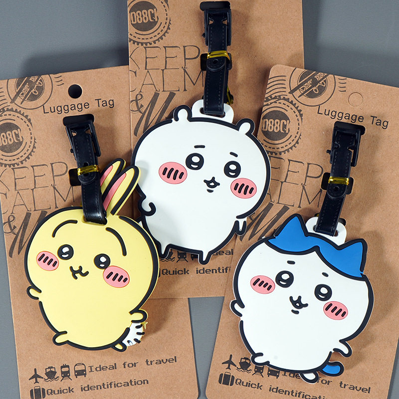 chiikawa行李牌旅行箱防丢登机牌