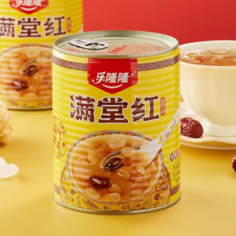 乐隆隆 满堂红雪耳银耳羹850g喜宴婚宴酒席乡厨商用甜品甜汤罐头