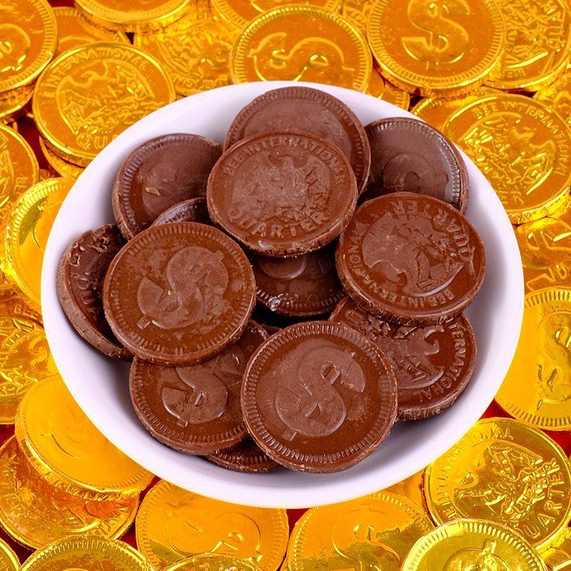 金币巧克力散装糖果结婚喜糖年货零食品钱币祝寿烘焙生日蛋糕装饰,零食/坚果/特产,传统糖果,淘宝优惠券,粉丝福利购,淘宝优惠卷