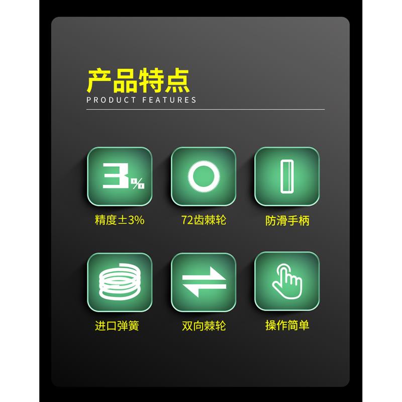 进口扭力扳手高精度预置可调式扭矩力矩公斤自行车套装火花塞