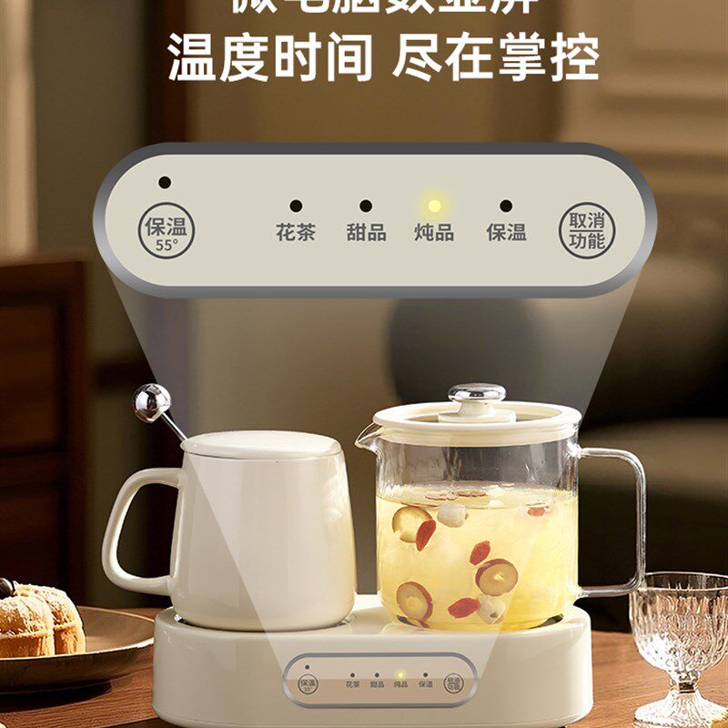 养生壶家用多功能煮茶器办公室小型全玻璃煮茶壶全自动烧水保温壶