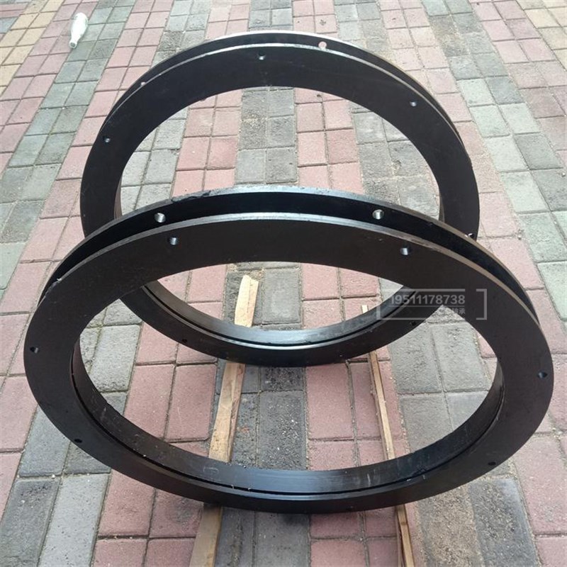 双边单边拖车转盘轴承农用车拖拉机拖斗挂车回转支承平板车总成
