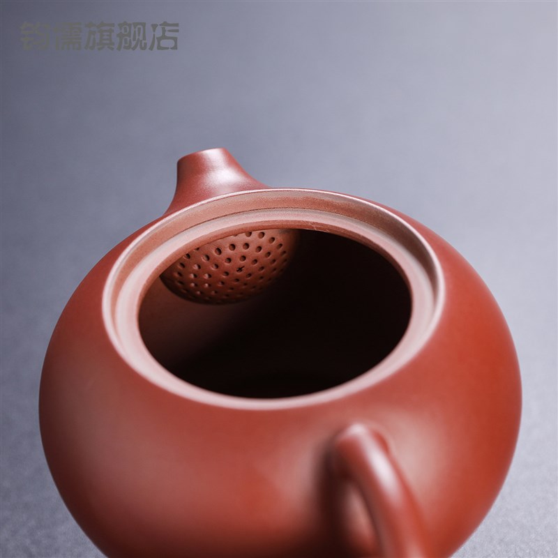 紫砂壶大红袍西施壶泡茶壶纯手工孔球大小容量中式家用功夫茶具