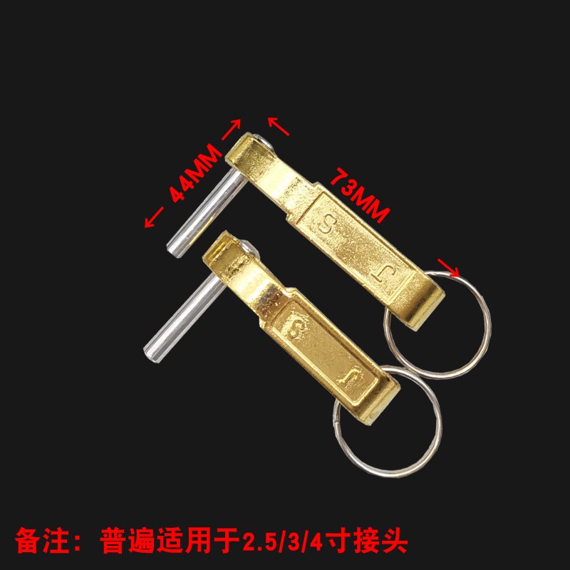 热销JS快速接头母头阴端接头手柄把手耳朵65 80 100 2.5 3寸锌合