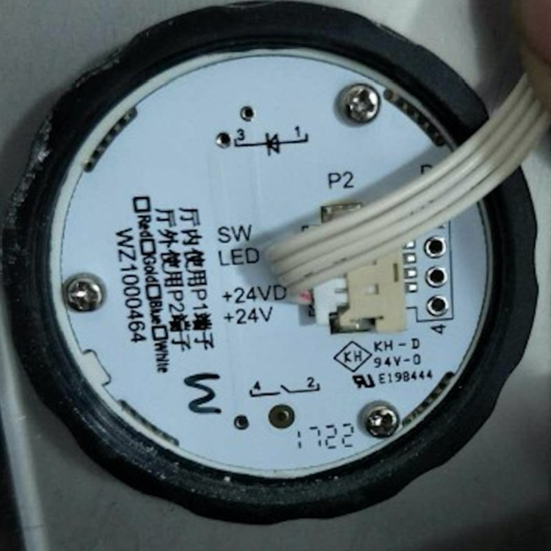 热销西奥电梯外呼按钮 圆型厅外使用WZ1000464 24V按键 小插件新