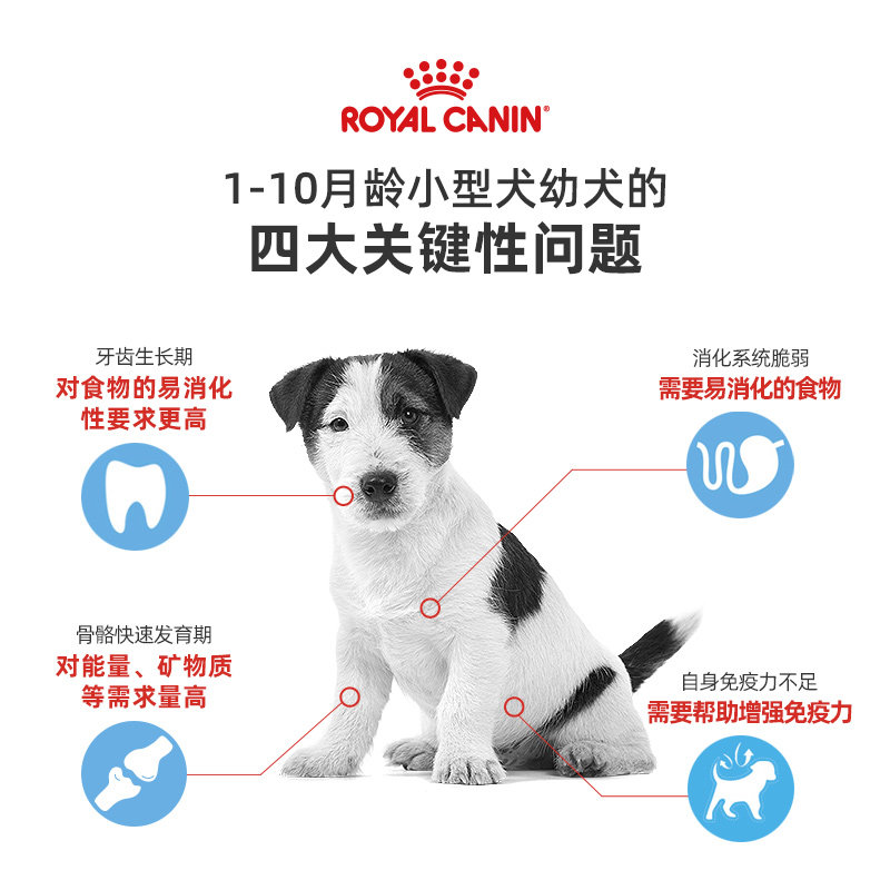 热销皇家狗粮 幼犬奶糕小奶罐 小型犬幼犬粮狗粮 通用型 专用 旗
