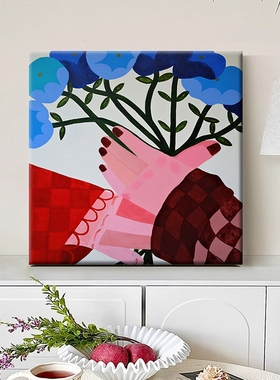 Galina Munroe装饰画卧室多巴胺治愈系挂画ins趣味创意儿童房壁画