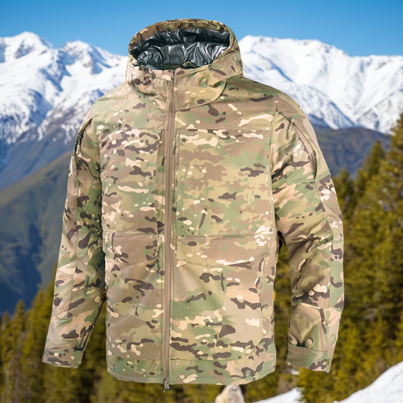 冬季户外加厚耐磨军迷大衣