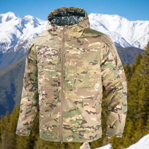 冬季户外加厚耐磨军迷大衣