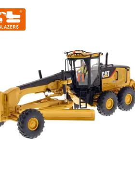 适用1:50卡特14M自行式平地机合金工程车模型85189（85189C）