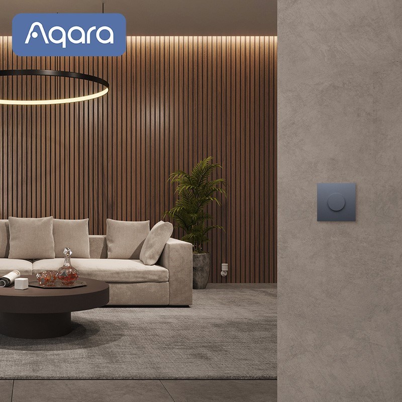 绿米Aqara智能旋钮开关H1无线版遥控开关家用感应墙壁面板灯控