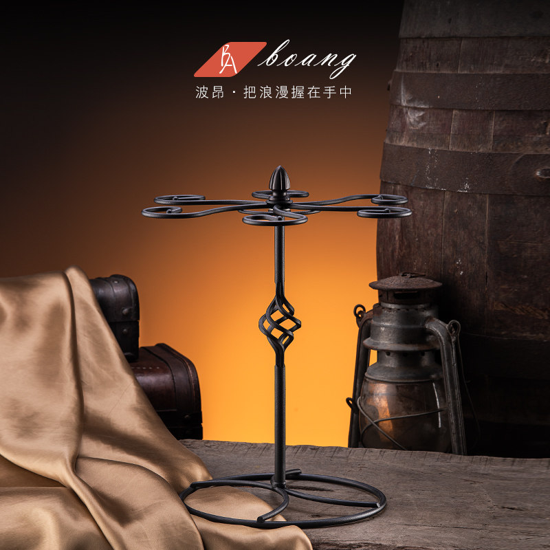 大杯子专用红酒杯架倒挂大号家用高脚杯葡萄酒杯悬挂展示架子摆件