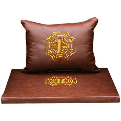 中式古典实木红木沙发海绵防滑防水西皮坐垫椅垫餐椅家用定制