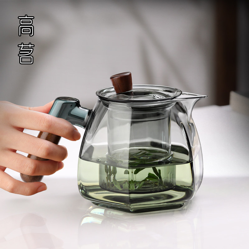 玻璃茶壶泡茶家用茶水分离泡茶器加厚耐高温泡红茶专用茶具煮茶器,餐饮具,茶壶,淘宝优惠券,粉丝福利购,淘宝优惠卷