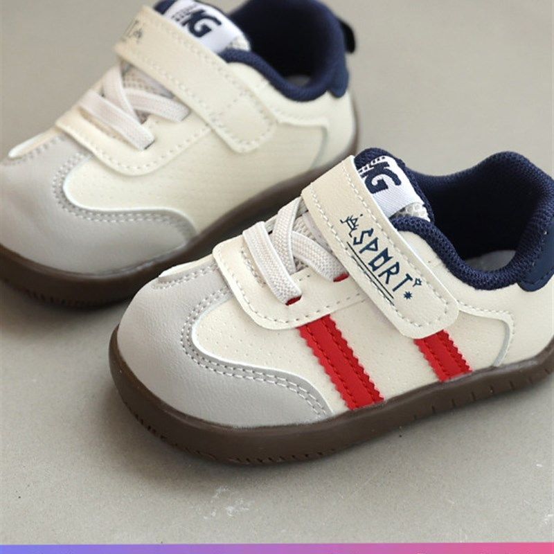 宝宝鞋子春秋款1一3岁-0婴儿女男童机能鞋儿童学步鞋软底男宝板鞋