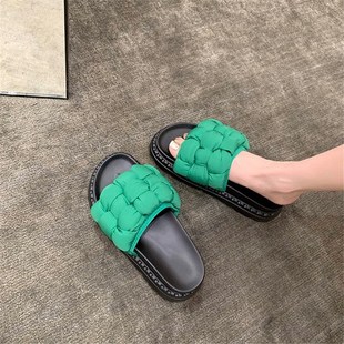 拖鞋女夏外穿2025新款ins潮网红时尚厚底高级感仙女风超火凉拖鞋