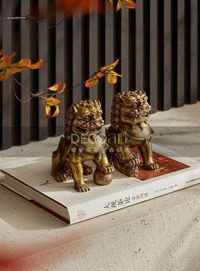 高家件居宋代美邸学新中样板间玄关软装搭配设计相DP1680框狮式子