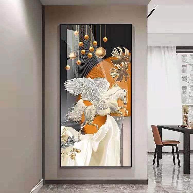 过轻奢入户玄图关装饰画竖版道765走中廊尽头壁画九鱼新式进门挂,汽车零部件/养护/美容/维保,正时链条,淘宝优惠券,粉丝福利购,淘宝优惠卷