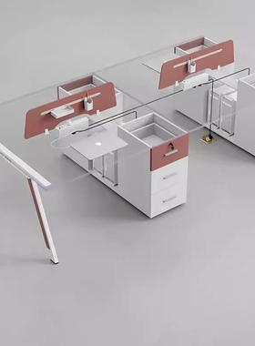 员办公桌椅组合型简约33975现代电脑桌4/6/职2人工桌员l办公室工