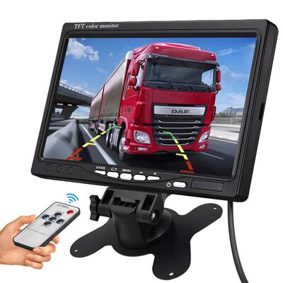高货车显7车载COK液晶示器公车监寸视器两路视频输入头枕清显示屏