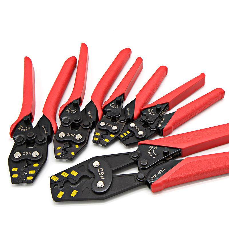 轮式棘压线RGH钳电冷压端子多功能夹线接压接钳铜鼻子裸端子工线