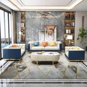 轻后现代家居样板美间式 EVY皮沙发欧简约小户型奢别墅沙发客厅 式