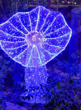 网红夜市发光花灯l草丛亮草坪照氛灯围户外eq2023073d灯光秀造型