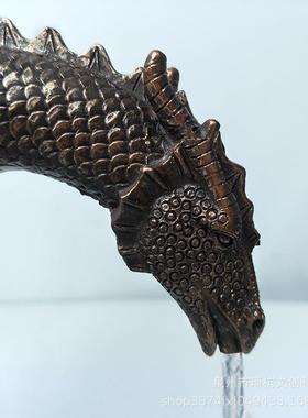 境热销树脂工艺外品喷水恐龙摆件室恐园艺装跨饰喷水恐龙龙摆件无