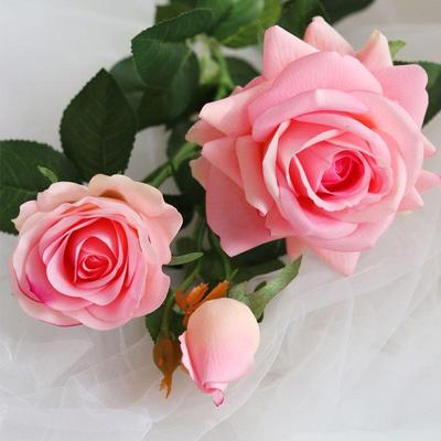 太像真花!帝塑尔芙手感保湿玫瑰仿花束假料花餐YrOVwhwn桌真室卧