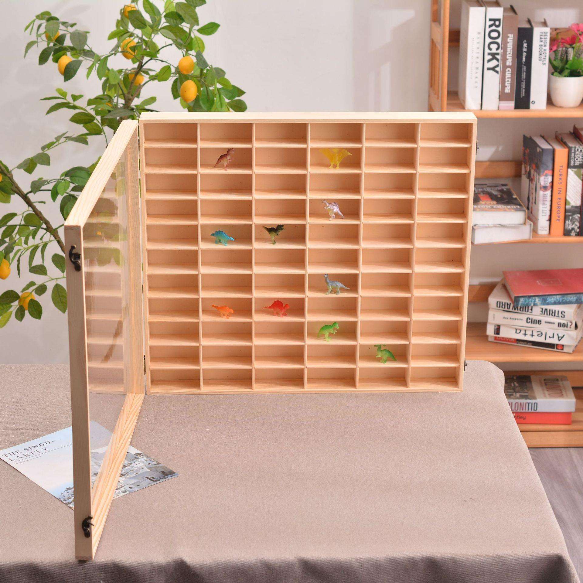 1:6架4小汽尘车模型展示多A636美卡式壁挂模型防收纳架带门模型收